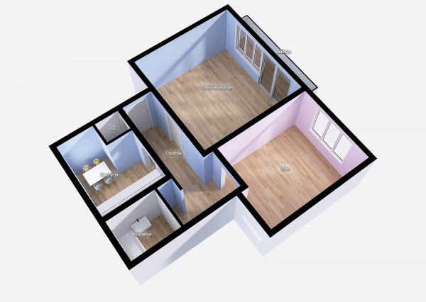 PREDANÉ 08/2025 - 2 izbový byt, ul. Záhradná - NMnV