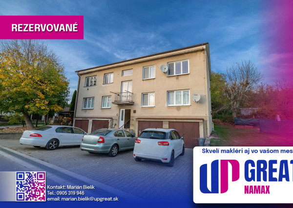 REZERVOVANÉ - 3izb byt s garážou - Bzince pod Javorinou