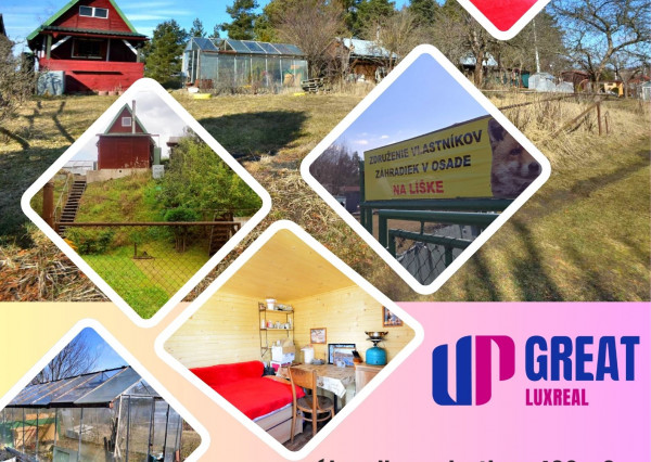 Záhradka (199m2) s chatkou v meste Spišská Nová Ves