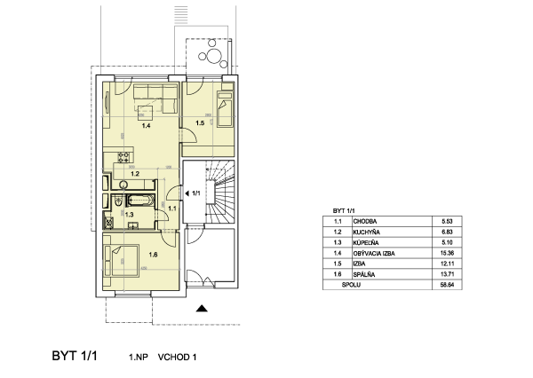 3-izbový byt so záhradkou a parkovaním vo Hviezdoslavove