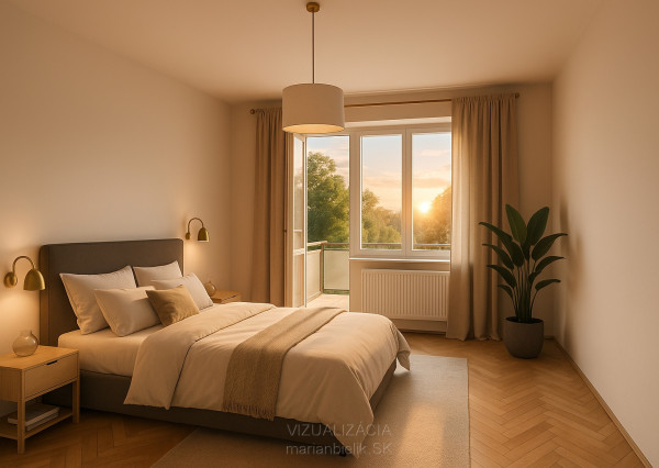 PREDANÉ 09/2025- 3-izbový tehlový byt, ul.1.mája