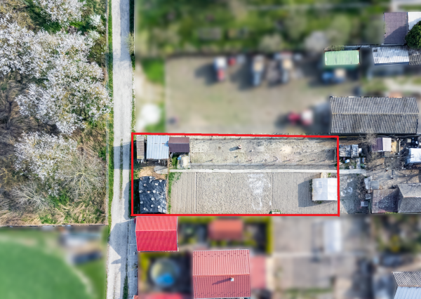 Na predaj stavebný pozemok v obci Bodíky, 500 m²