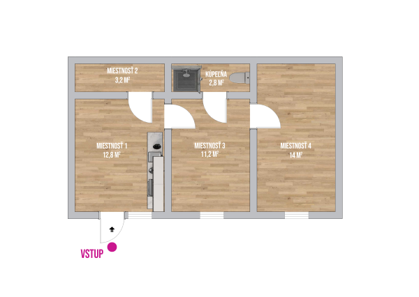 Na predaj zrekonštruovaný rodinný dom v obci Bodíky