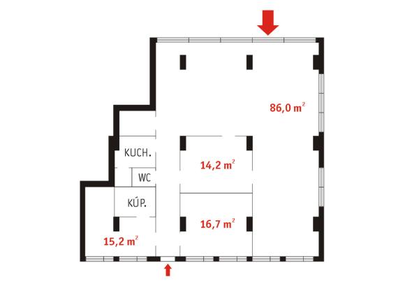 PRENÁJOM: Obchodný priestor 158 m2 v centre Petržalky (Strečnianska)
