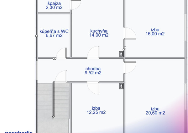 NA PREDAJ rodinný dom s krásnymi výhľadmi, Radôstka