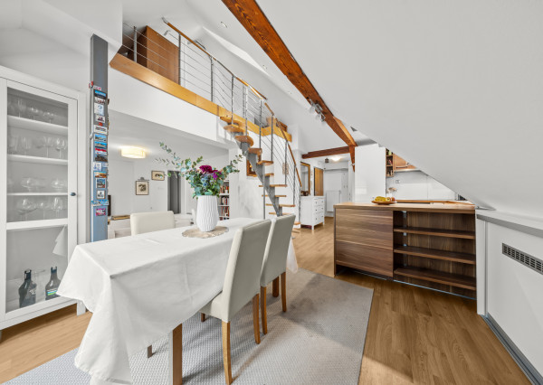 Na predaj elegantný 4 izbový mezanín s terasou pri Horskom parku