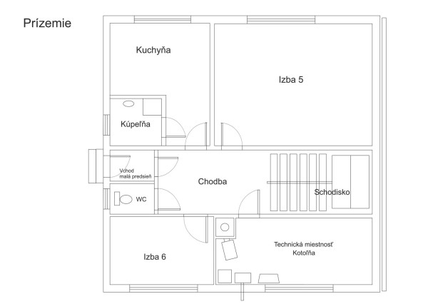 Na predaj rodinný dom Malé Leváre