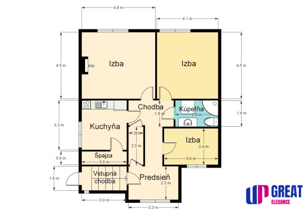 Na predaj 3 izbový rodinný dom v Lehniciach