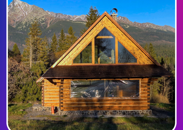 LUXUSNÉ zrubové chalupy s výhľadom na Kriváň (obec Východná)