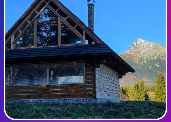 LUXUSNÉ zrubové chalupy s výhľadom na Kriváň (obec Východná)