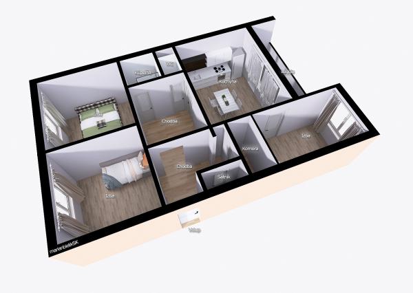 NA PREDAJ - 3-izbový byt - Moravské Lieskové