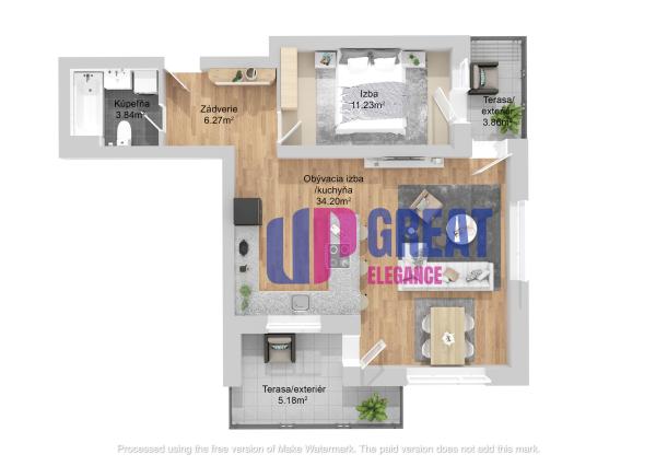 UPgreat 2-3izb byty - Kiserdő Rezidencia | Dunajská Streda