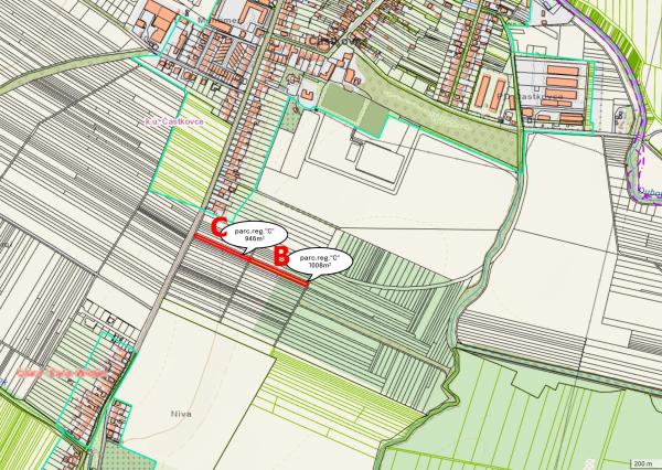 NA PREDAJ - pozemky v katastri Častkovce