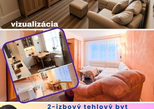 SPIŠSKÁ NOVÁ VES 2-izbový tehlový byt na PREDAJ