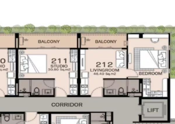 Predaj dvoj-apartmánu v kondomíniu Terraza.