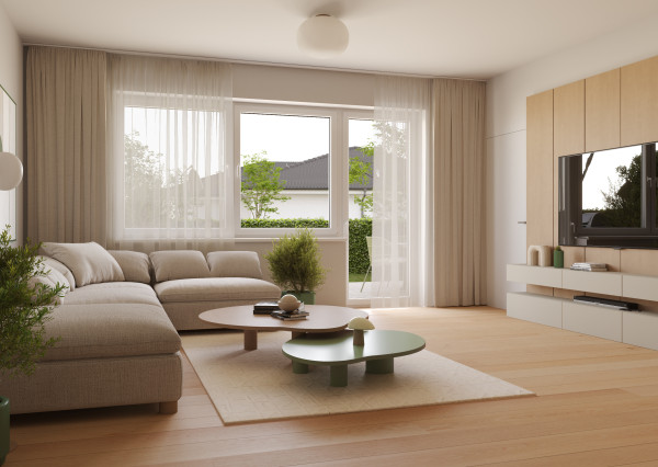 PREDAJ 3 izb. bytov, Oľdza, novostavba - záhrada, balkón