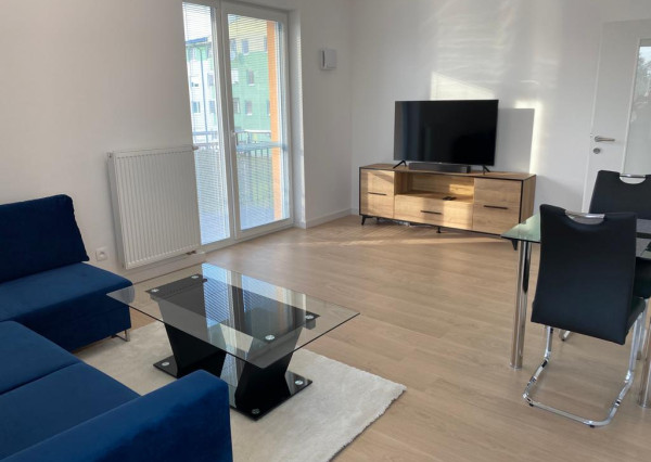 PRENÁJOM  kompletne zariadený, bezbariérový,  2-izbový byt v novostavbe na Sídlisku Platan v meste Šamorín.