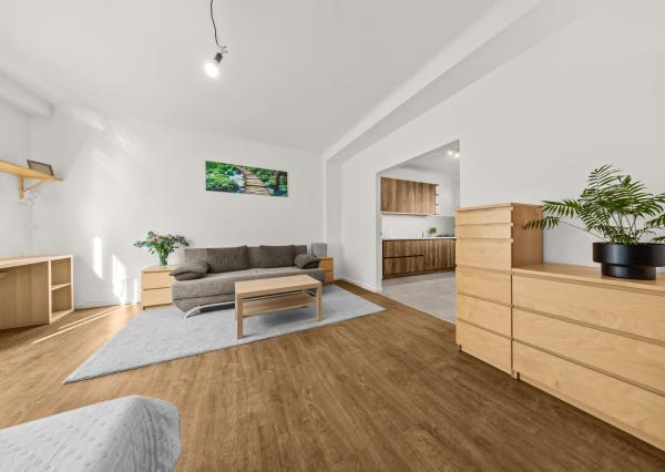 Na prenájom priestranný 1 izbový byt na Vajnorskej ulici pár krokov od Trnavského mýta