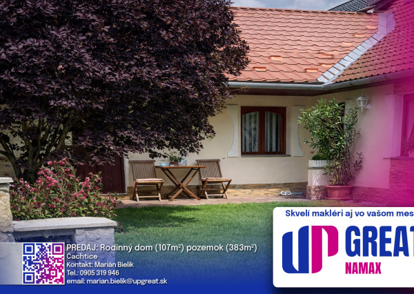 🏡 Na predaj zrekonštruovaný rodinný dom v obci Čachtice