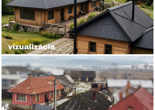 STUDENEC- 2 rodinné domy s veľkým pozemkom