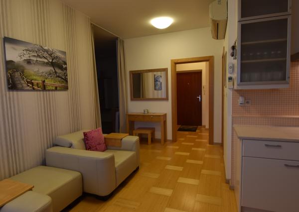 Na prenájom kompletne zariadený 1-izbový byt v Bratislave.