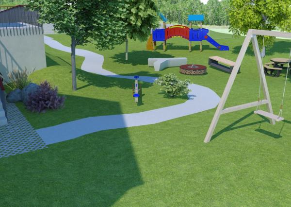 Areál v centre obce Jelka  – 5287 m²