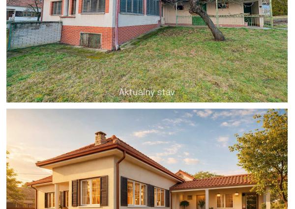 NA PREDAJ Rodinný dom s pozemkom 1188 m² - Moravské Lieskové