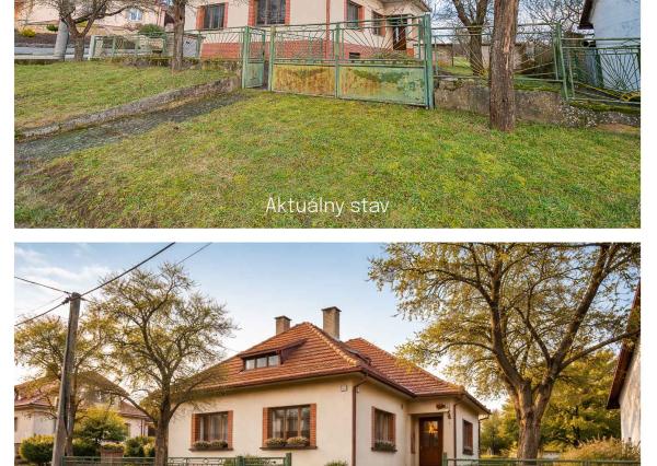 NA PREDAJ Rodinný dom s pozemkom 1188 m² - Moravské Lieskové