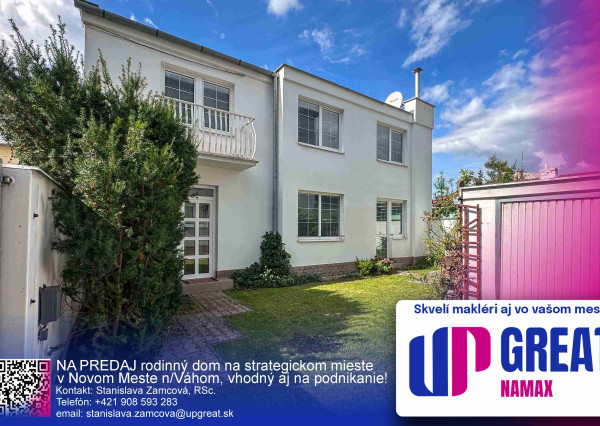 PREDANÉ 03/2026 - rodinný dom, Malinovského ul., Nové Mesto nad Váhom