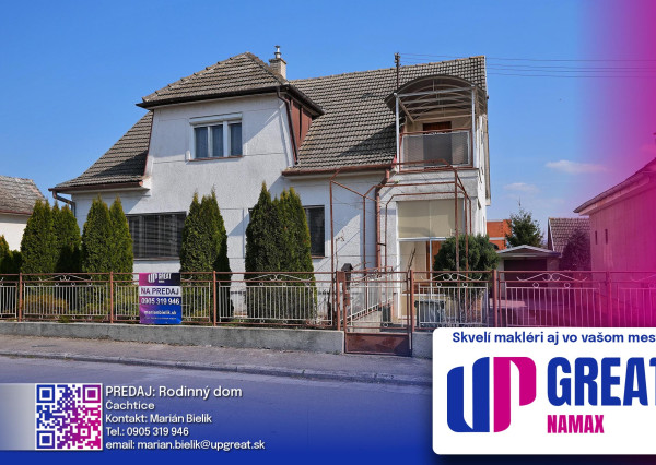 PREDAJ - Rodinný dom - Čachtice
