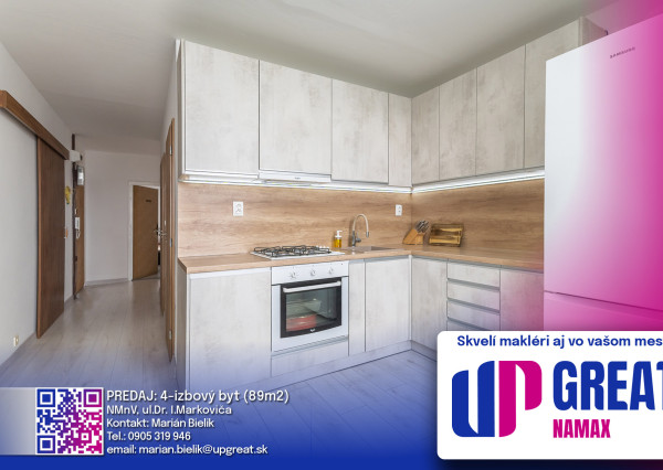 Na predaj - 4-izbový byt (89m2) - Rajková