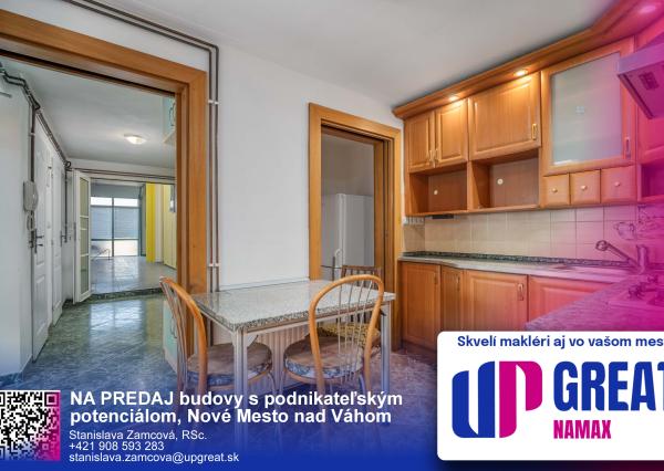 NA PREDAJ budovy s podnikateľským potenciálom, Nové Mesto nad Váhom