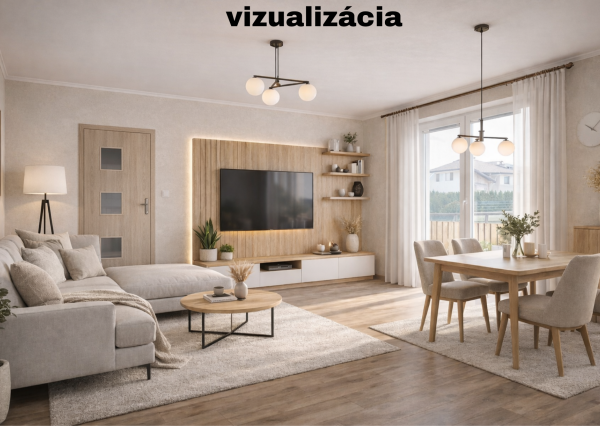 JABLONOV 3-izbový tehlový byt s GARÁŽOU a 2 pivnicami