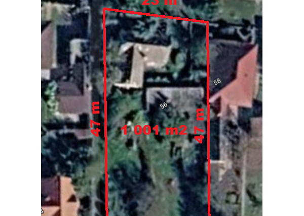 Obrovský potenciál – pozemok pre 2 rodinné domy v Šamoríne