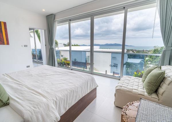 Na predaj luxusná 4-izbová vila s panoramatickým výhľadom na more v prestížnej lokalite Bophut Hills, Koh Samui
