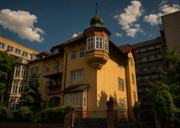 EXKLUZÍVNY MEZONET S TERASOU, VÝŤAHOM A VLASTNÝM PARKOVANÍM V HISTORICKEJ VILE NA KLEMENSOVEJ ULICI