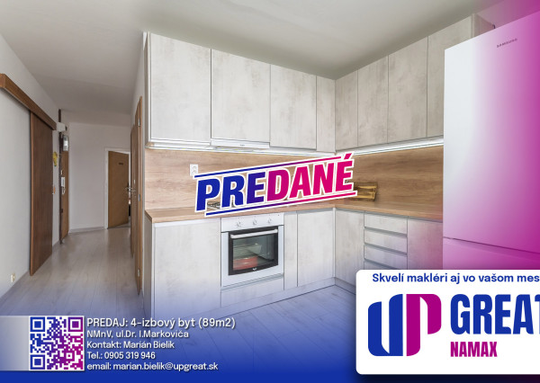 PREDANE 07/26 - 4-izbový byt (89m2) - Rajková