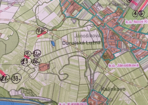 Investičná príležitosť v Dunajskej Ložnej - poľnohospodárska pôda v k.ú. Nové Košariská.