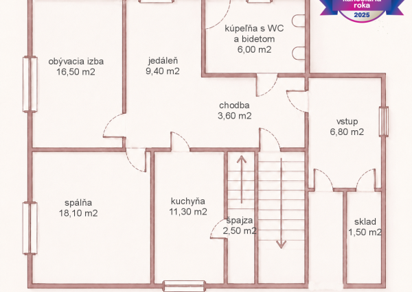 REZERVOVANÉ - 2,5-izbový rodinný dom s pivnicou a využiteľným podkrovím, DRAHOVCE