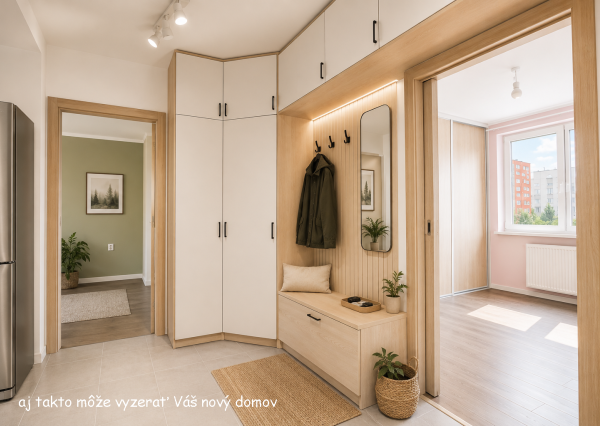 🏡 NA PREDAJ 3-izb. BYT S VEĽKOU KÚPEĽŇOU A ZASKLENÝM BALKÓNOM | DIBROVOVA | NOVÉ MESTO NAD VÁHOM