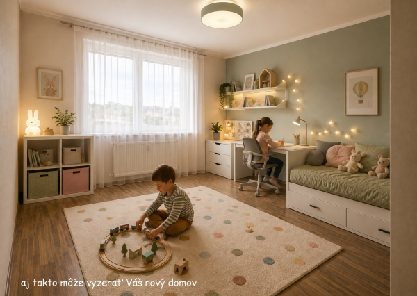 🏡 NA PREDAJ 3-izb. BYT S VEĽKOU KÚPEĽŇOU A ZASKLENÝM BALKÓNOM | DIBROVOVA | NOVÉ MESTO NAD VÁHOM