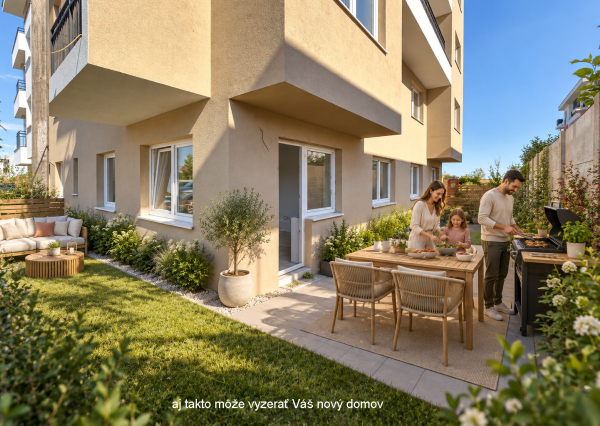 🏡 VILADOMY SENEC | NA PREDAJ 3-IZBOVÝ BYT SO SÚKROMNOU ZÁHRADKOU 48 m²