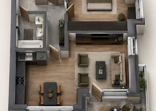 🏡 VILADOMY SENEC | NA PREDAJ 2-IZBOVÝ BYT S BALKÓNOM