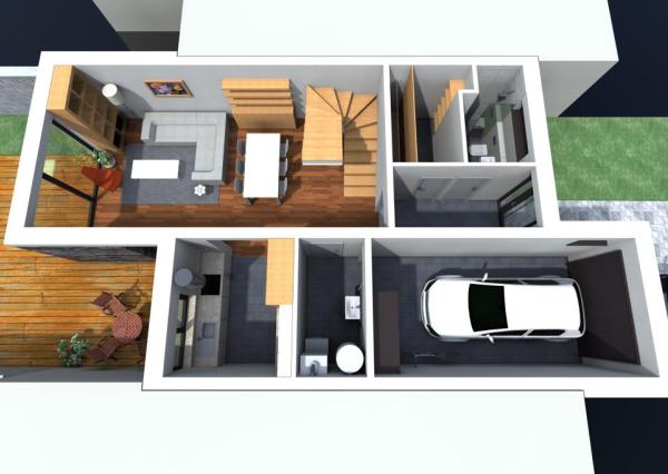 NA PREDAJ MODERNÝ 4-IZBOVÝ VILADOM S GARÁŽOU | NOVÁ SOTINA, SENICA