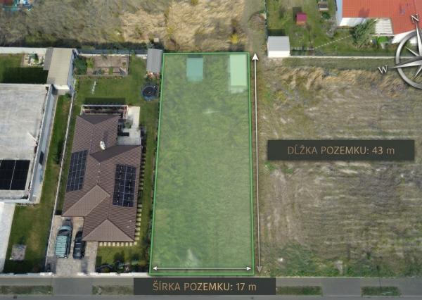 Stavebný pozemok (733 m²), Bratislava - Čunovo